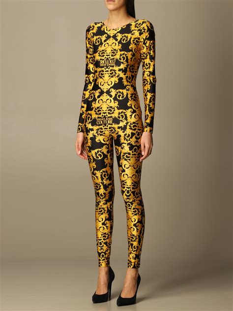 versace womens tracksuit|versace jeans jumpsuit.